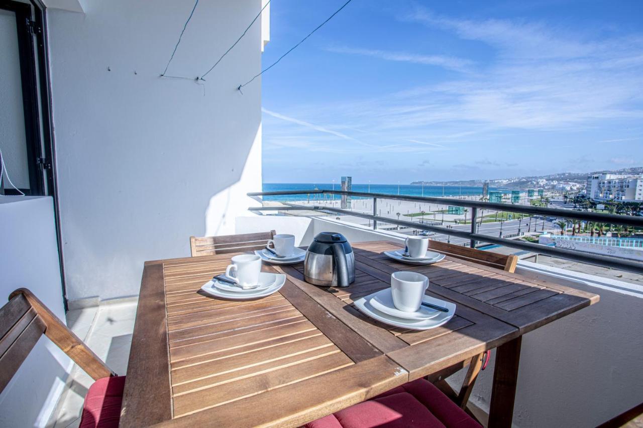 Vue sur Mer Avec 2 Terrasses - 100m² - Sur la Côte Tanger Extérieur photo